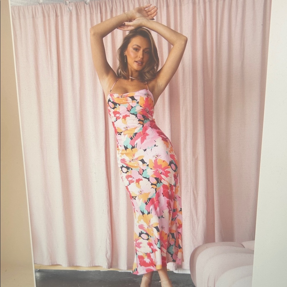 Petal + pup Posse midi-slip dress